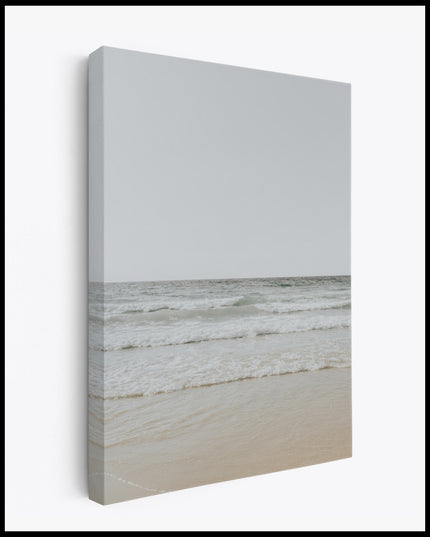 Beach View Beige Canvas