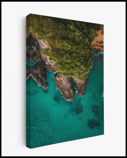 Tropical Beach Canvas