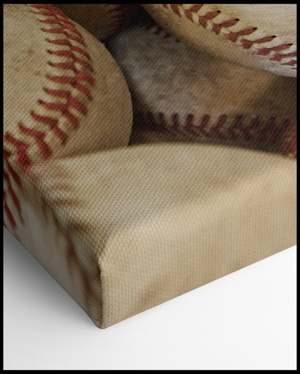 Baseball Balls Canvas