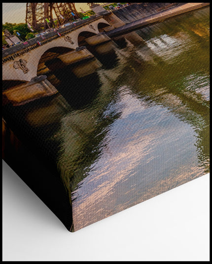 Paris Eiffel Tower View Canvas