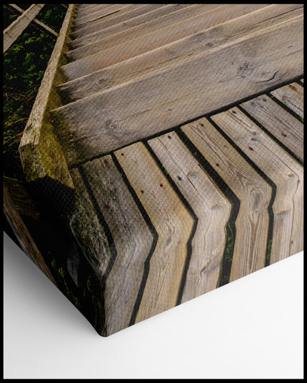 Wooden Walkway to the Beach Canvas