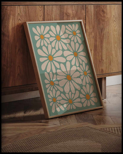 Blumenmuster Poster