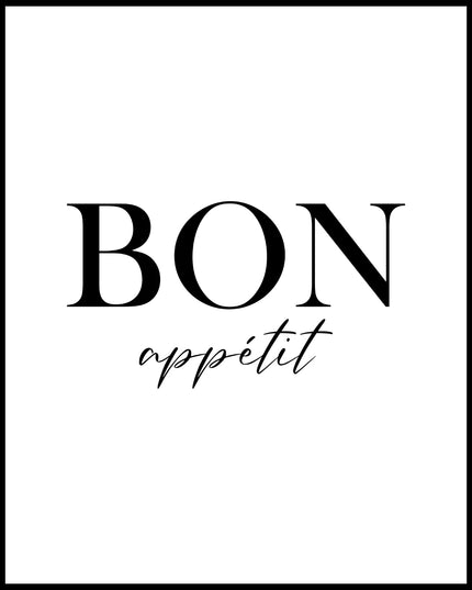 Bon Appétit Poster