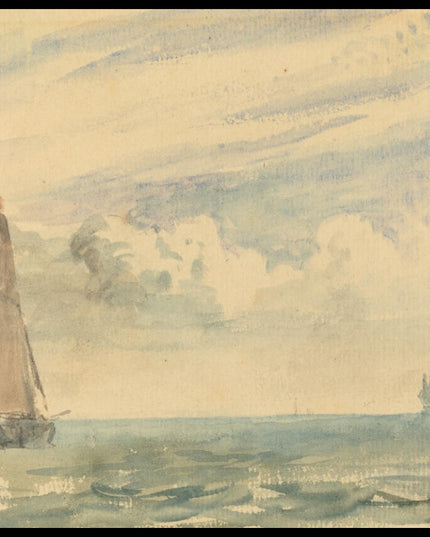 Seascape With Two Sail Boats