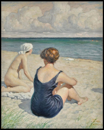 Bathers on the beach, Falsterbo