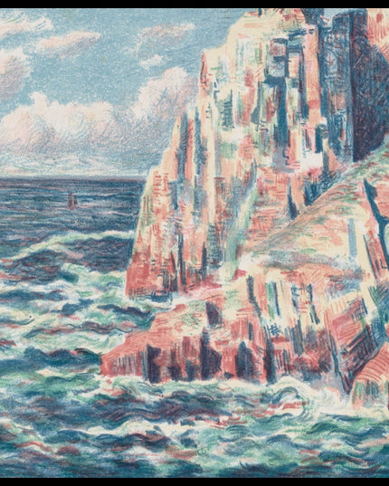 The Sea At Camaret, The Red Rocks