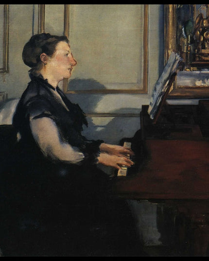 Madame Manet am Klavier