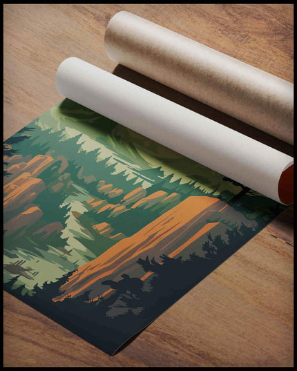 Kings Canyon National Park Poster