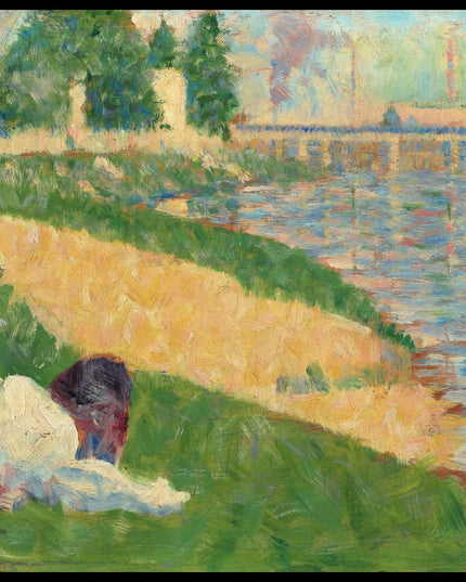 The Seine with Clothing on the Bank