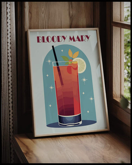 Bloody Mary Cocktail Poster