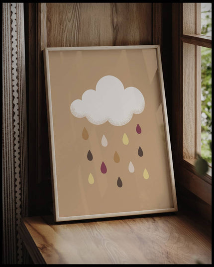 Regenwolke Poster